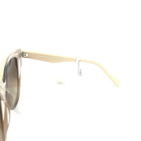 Morgenthal Frederics Sunglasses 260 ANNE Brown Nude Cat Eye w/ Brown Lenses main image 12